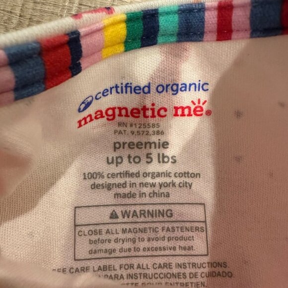 MAGNETIC ME GIRLS PINK CHEETAH SLEEPER PREEMIE NEW - Picture 8 of 9
